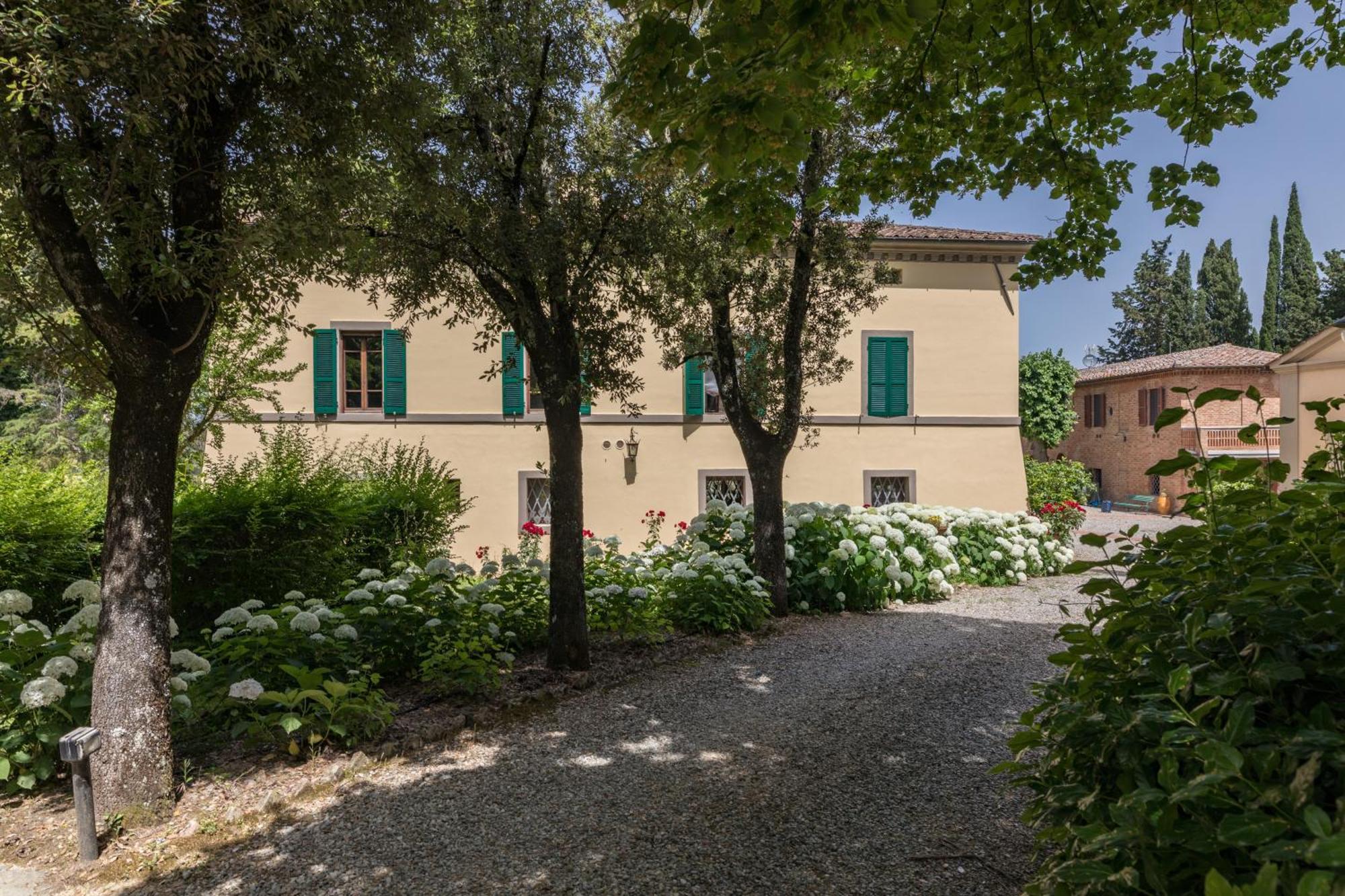 Villa Agriturismo Tenuta La Campana Asciano Eksteriør bilde