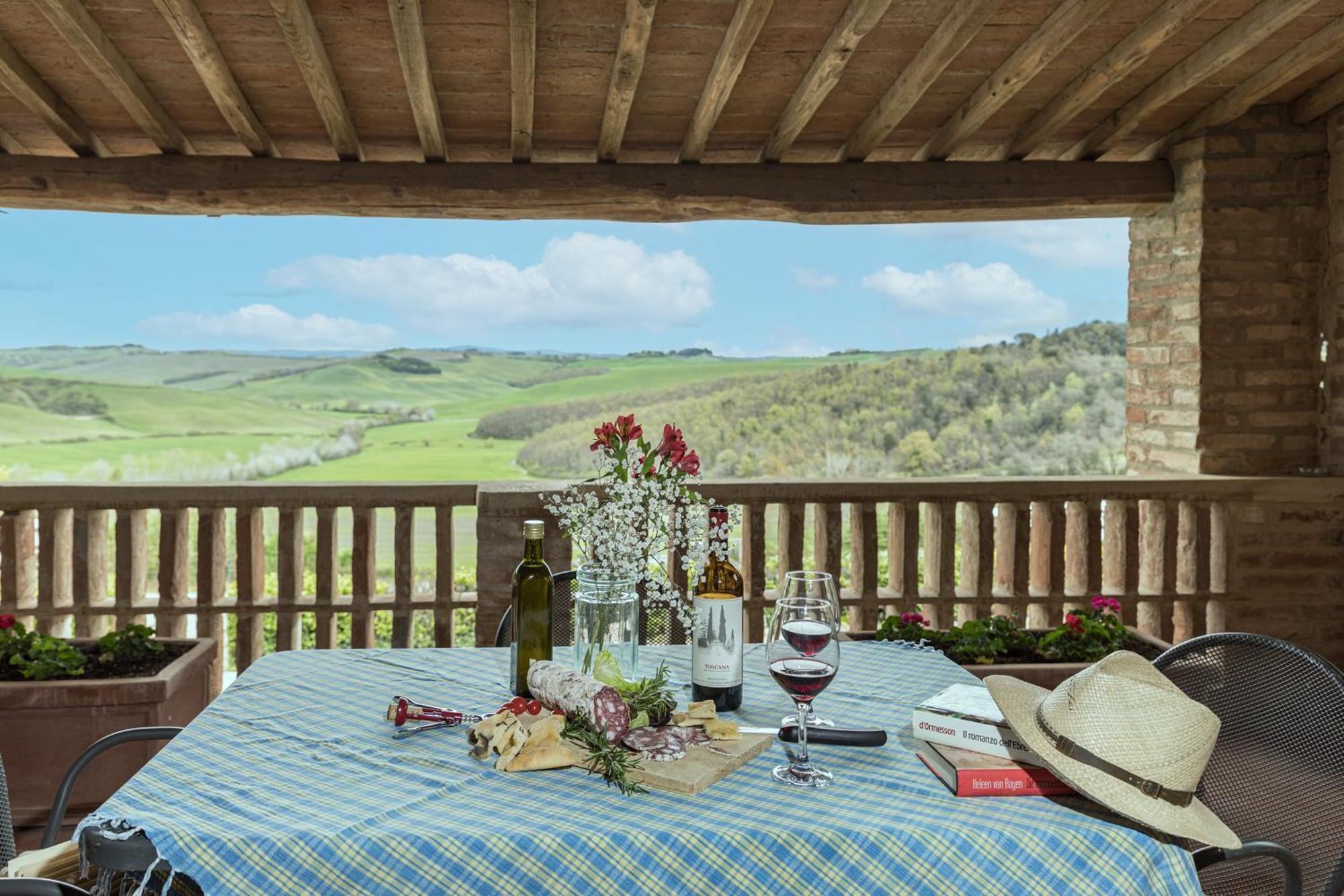 Villa Agriturismo Tenuta La Campana Asciano Eksteriør bilde