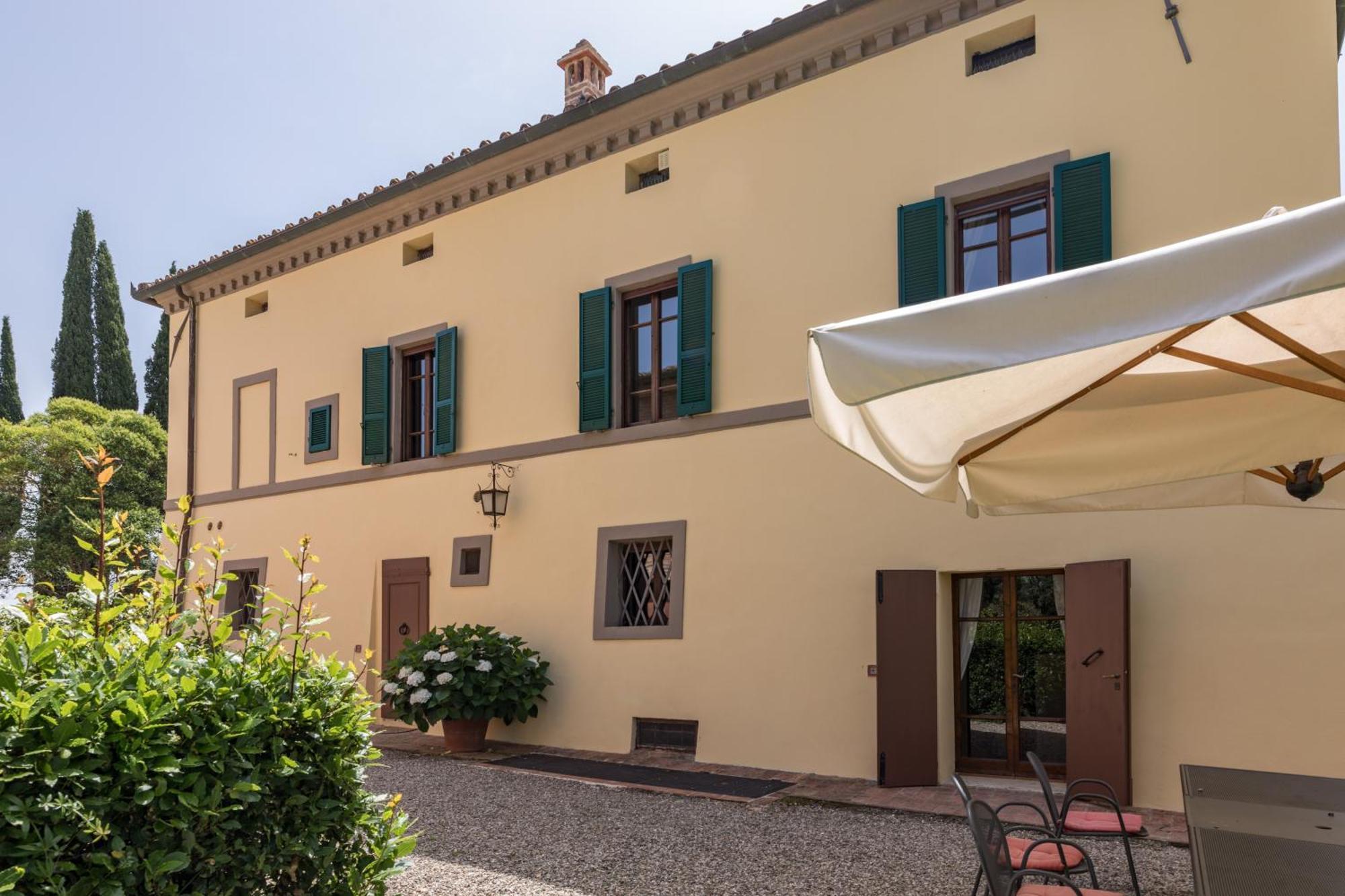 Villa Agriturismo Tenuta La Campana Asciano Eksteriør bilde
