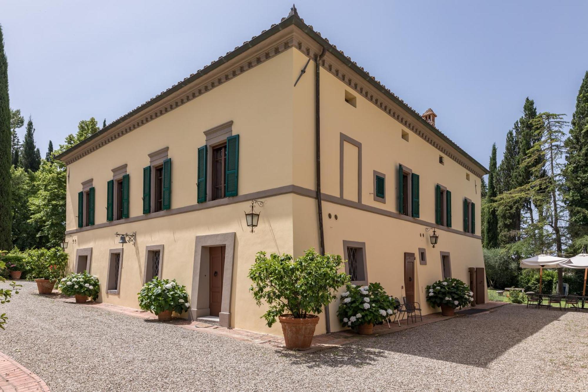 Villa Agriturismo Tenuta La Campana Asciano Eksteriør bilde