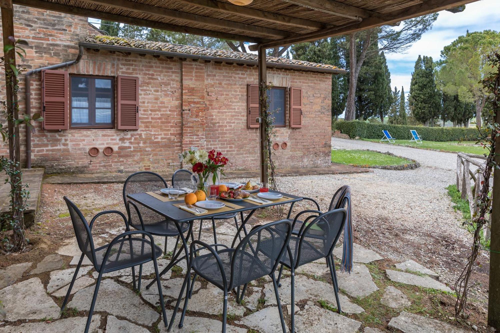 Villa Agriturismo Tenuta La Campana Asciano Eksteriør bilde