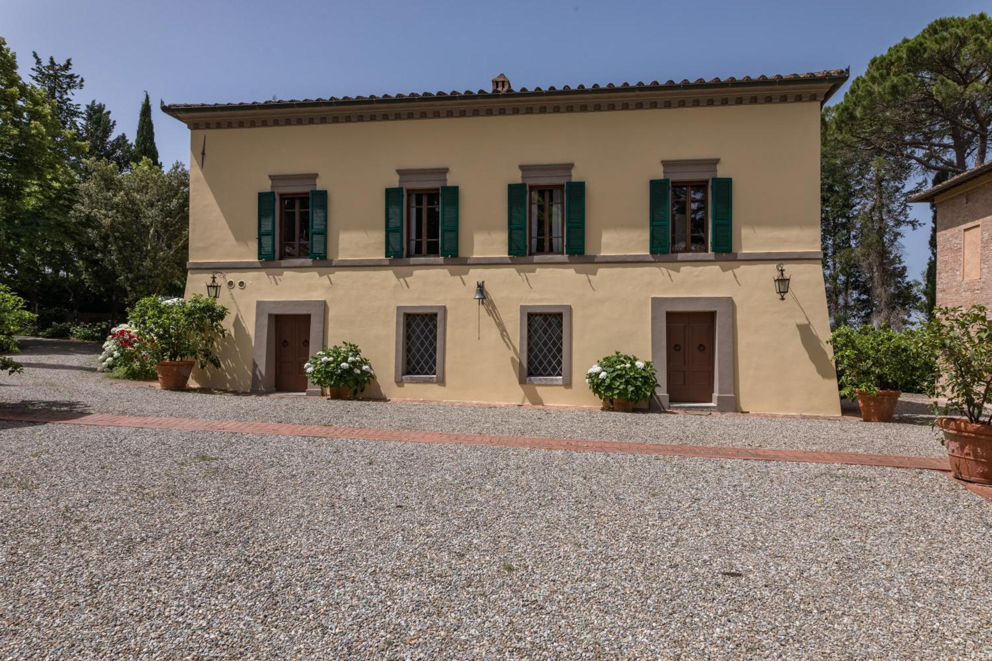 Villa Agriturismo Tenuta La Campana Asciano Eksteriør bilde