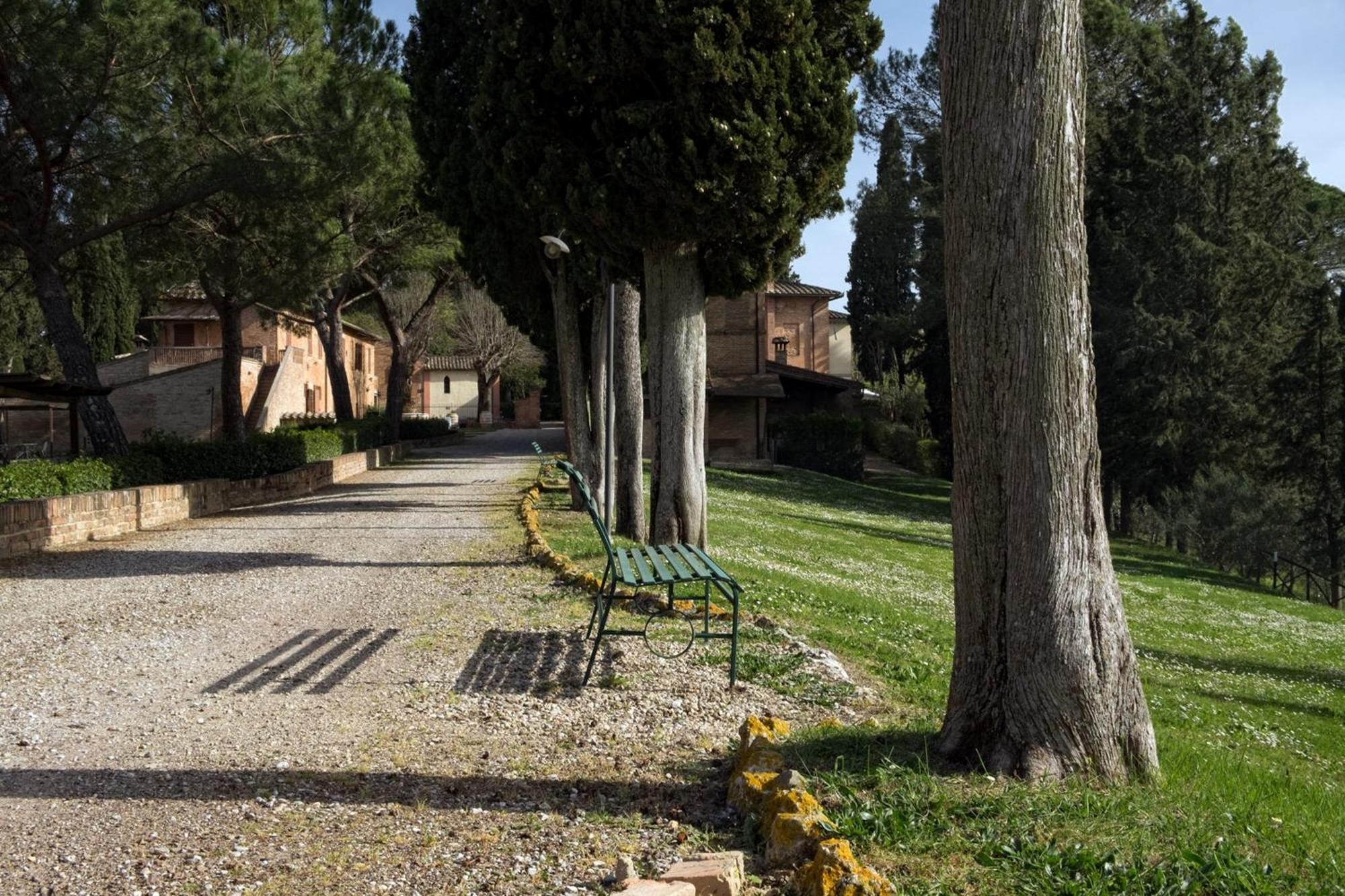 Villa Agriturismo Tenuta La Campana Asciano Eksteriør bilde
