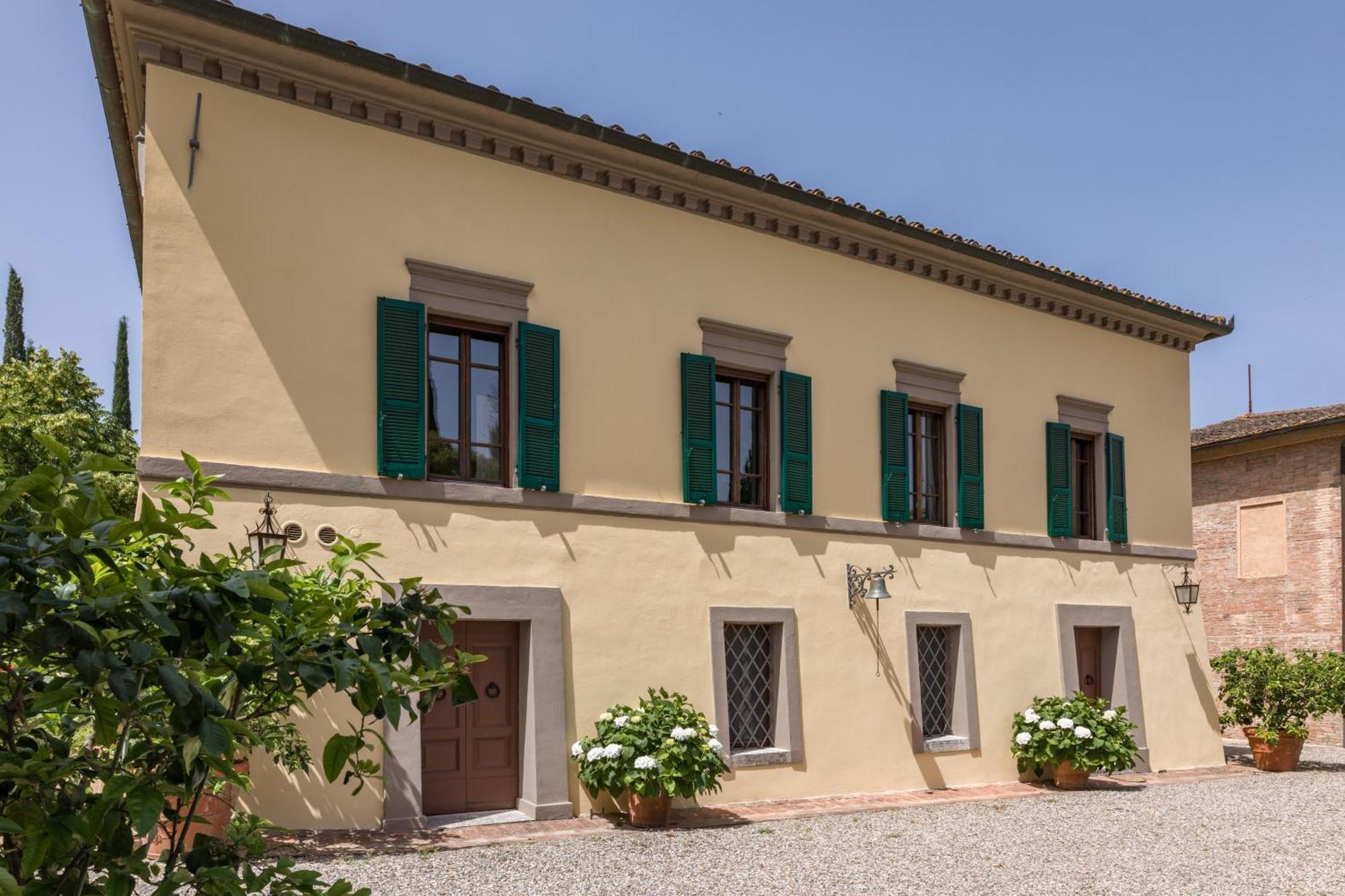Villa Agriturismo Tenuta La Campana Asciano Eksteriør bilde