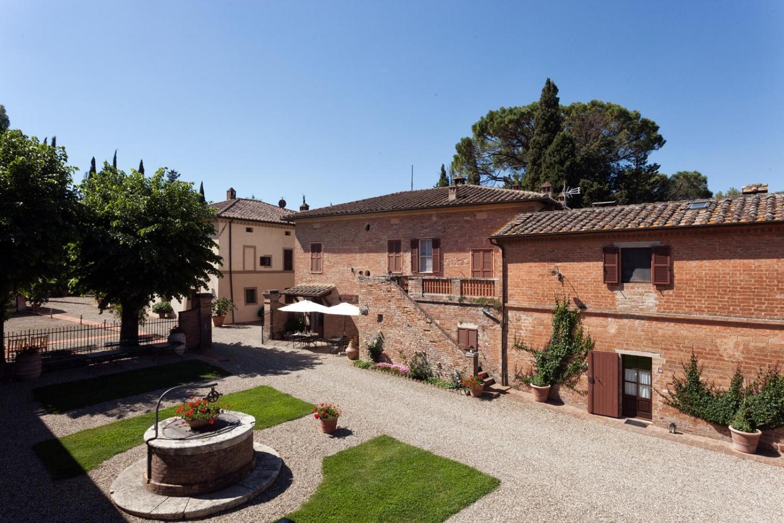 Villa Agriturismo Tenuta La Campana Asciano Eksteriør bilde