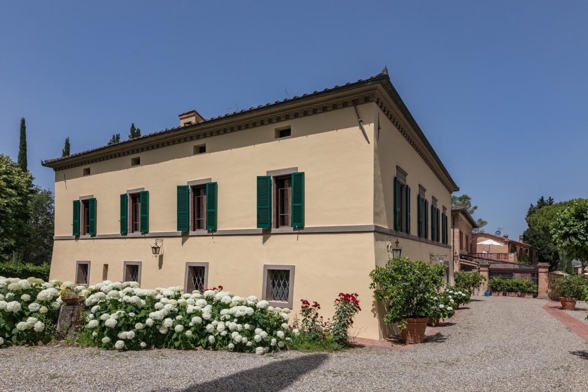 Villa Agriturismo Tenuta La Campana Asciano Eksteriør bilde
