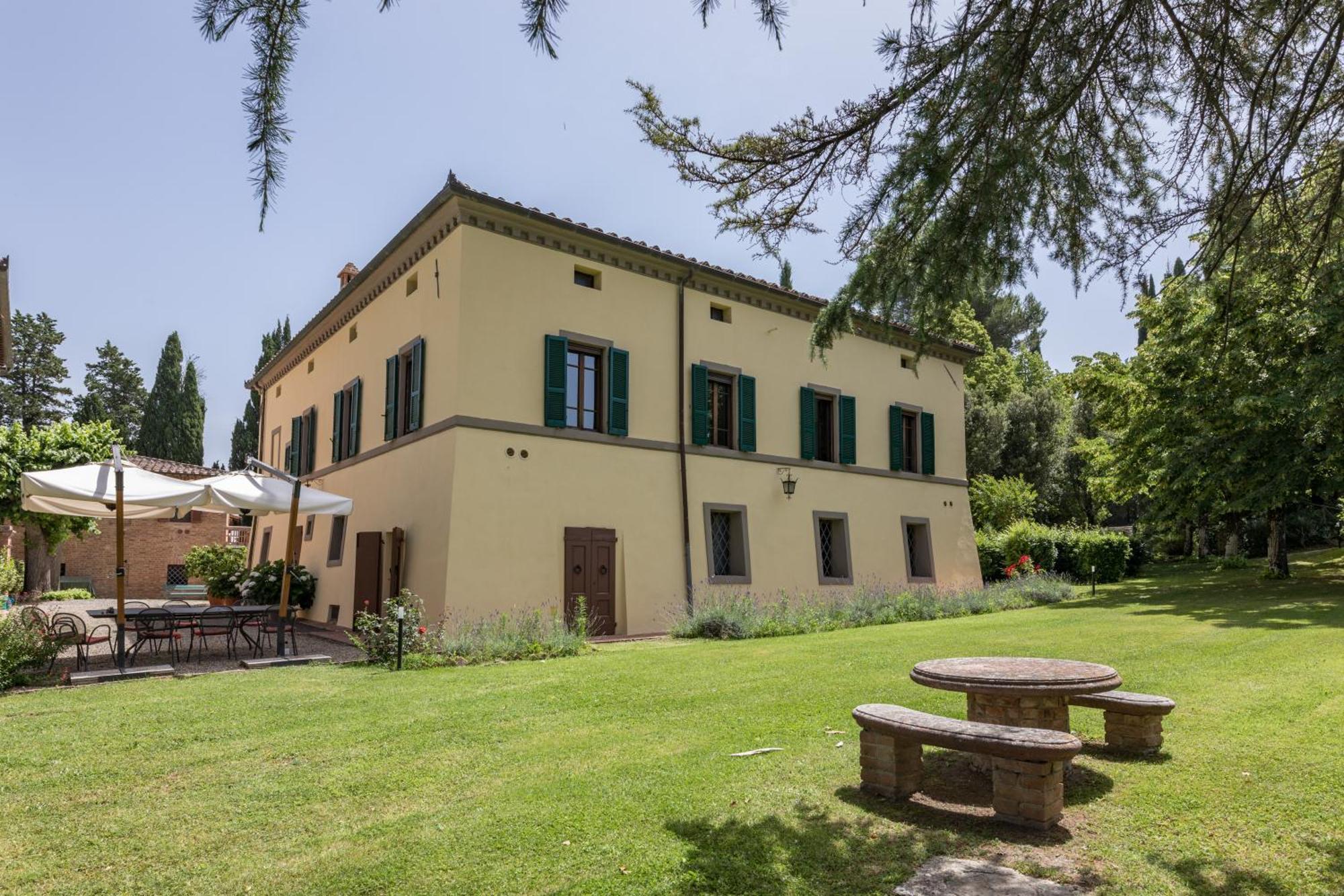 Villa Agriturismo Tenuta La Campana Asciano Eksteriør bilde